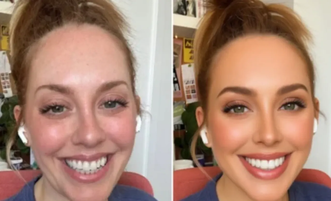 تفتيح وتحديد وحشو فتاة تُصدم بنتيجة تجميلها عبر الذكاء الاصطناعي