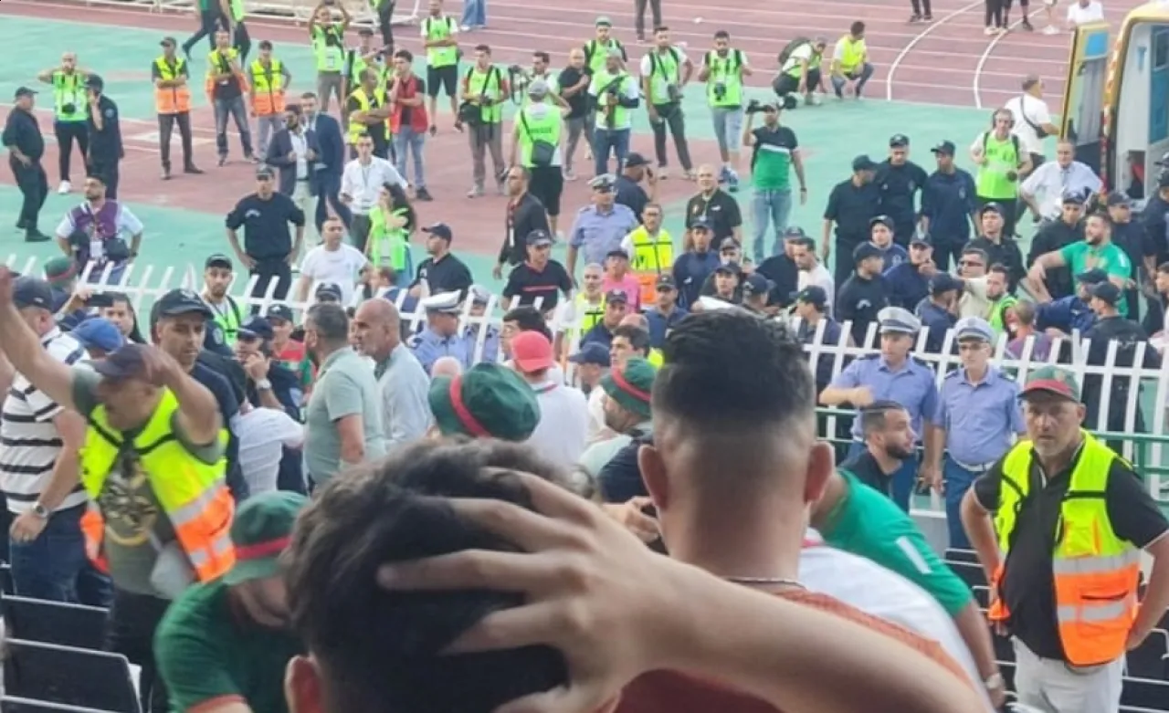 شاهد حادث مأساوي يعكر صفو احتفالات مولودية الجزائر