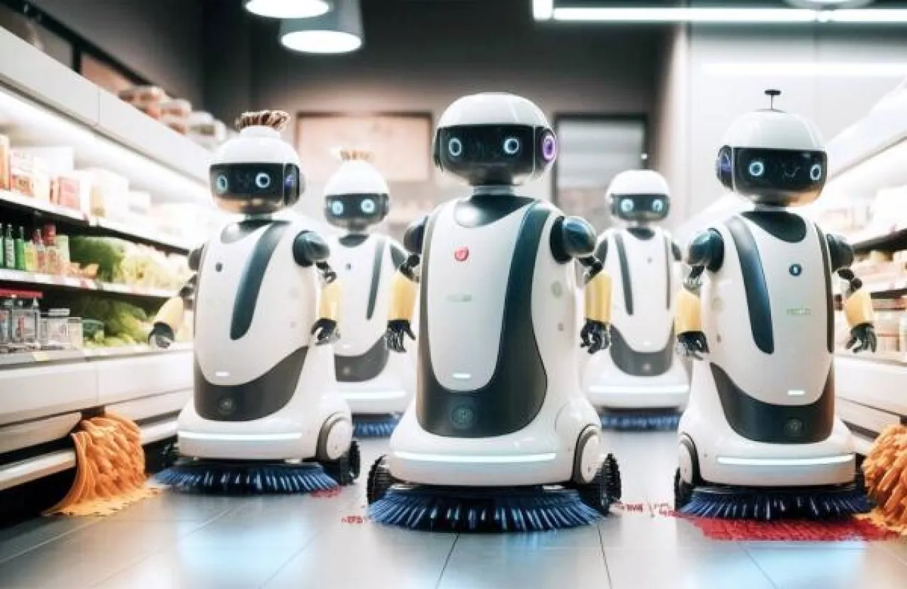 روبوتات نظافة تعمل على أنغام الموسيقى