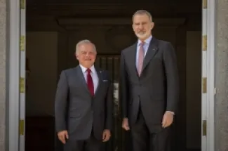 الملك  يلتقي الملك فيليب السادس