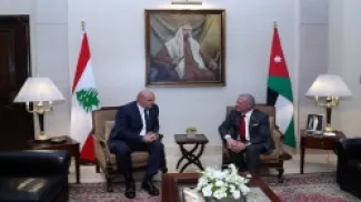 الملك عبدﷲ الثاني والرئيس اللبناني جوزاف عون يعقدان مباحثات في قصر بسمان