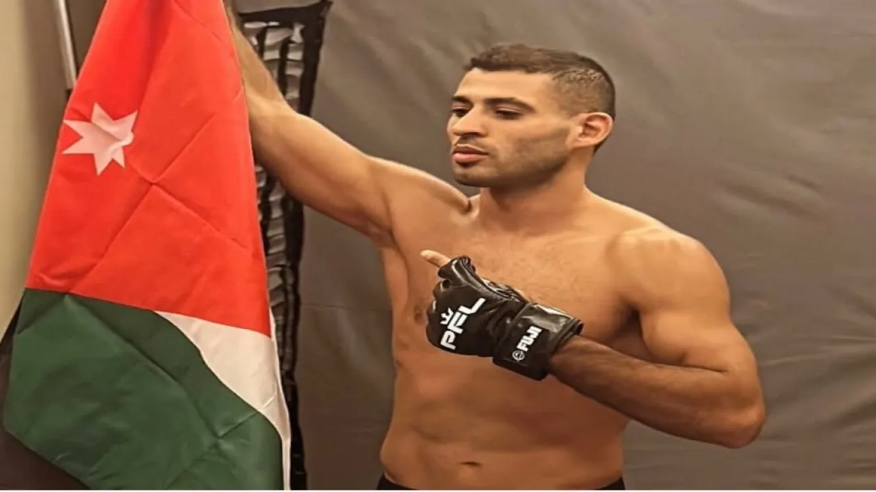 نورس أبزاخ يمثل الأردن في نزال قوي ببطولة PFL العالمية في الرياض
