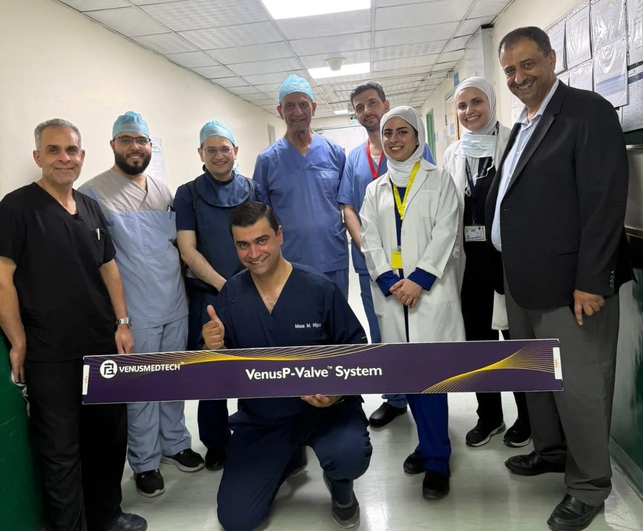إنجاز طبي مُبهر زراعة صمّام رئوي بتقنية القسطرة في مستشفى الجامعة الأردنية