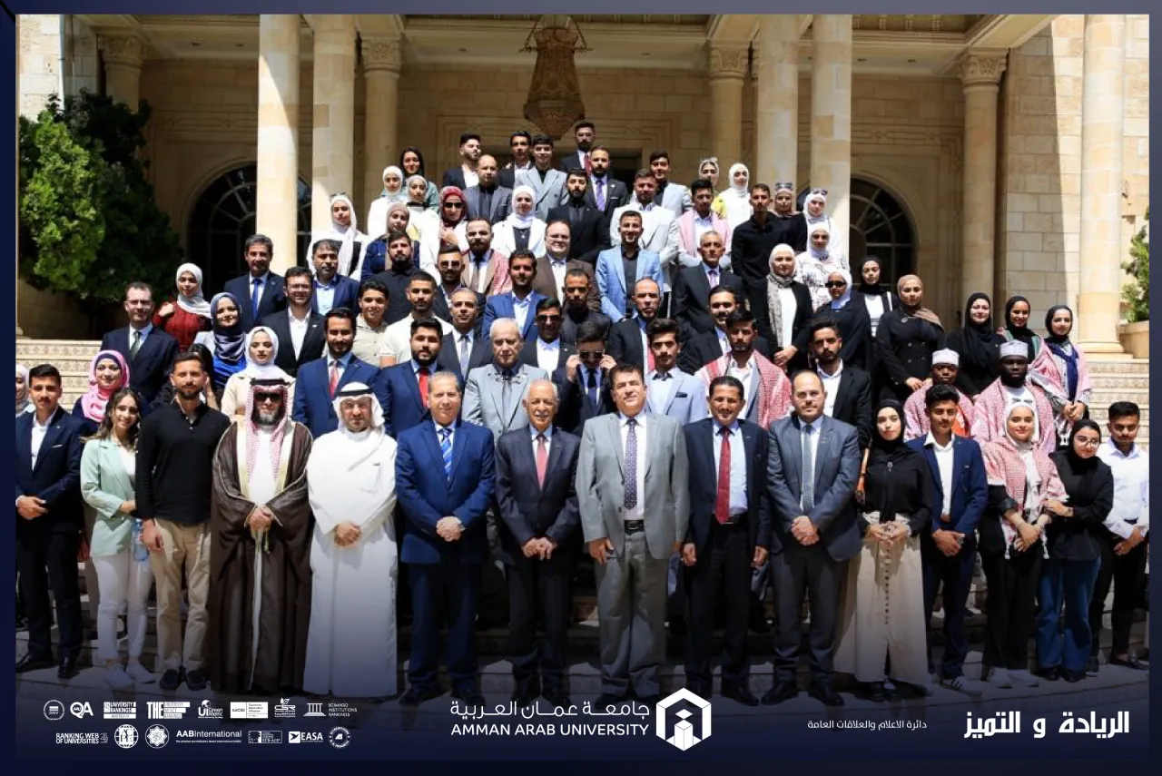 A Delegation Led by the President of Amman Arab University Visits the Royal Hashemite Court to Affirm Loyalty and National Belonging