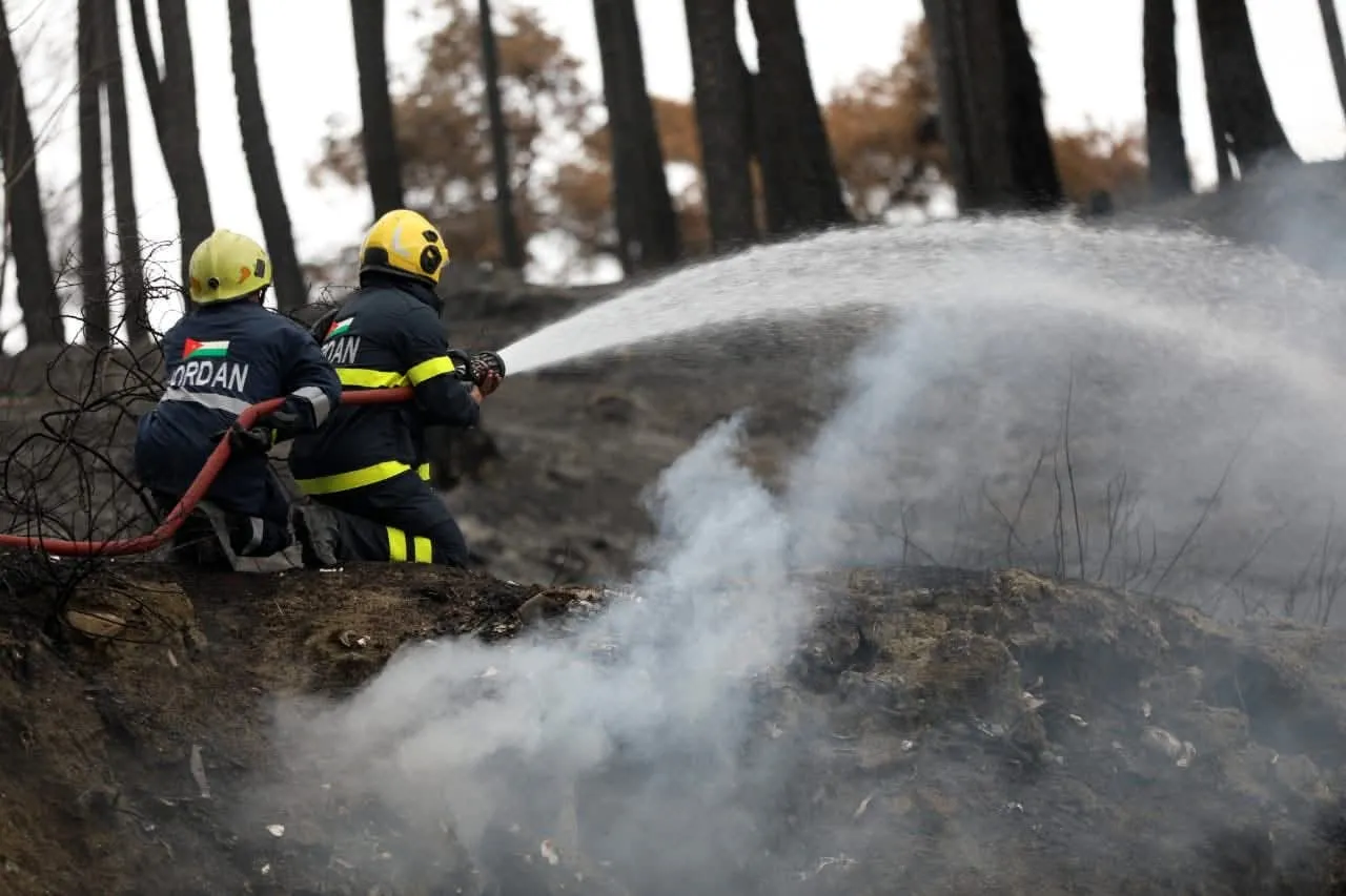 After controlling the fires in Latakia Syrian Emergency Minister thanks Jordan