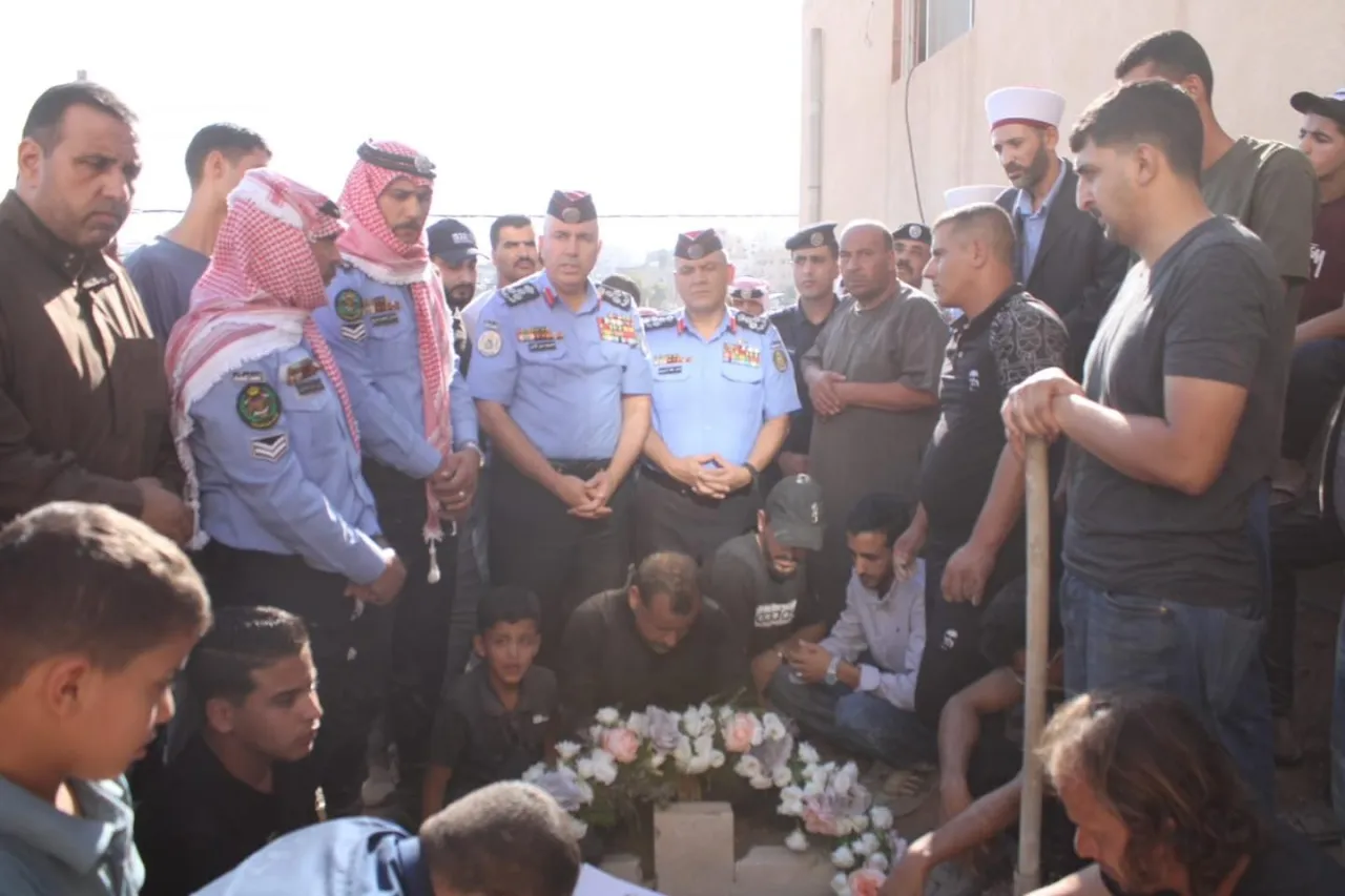 تشييع جثمان الرقيب علي محمود الخلايله