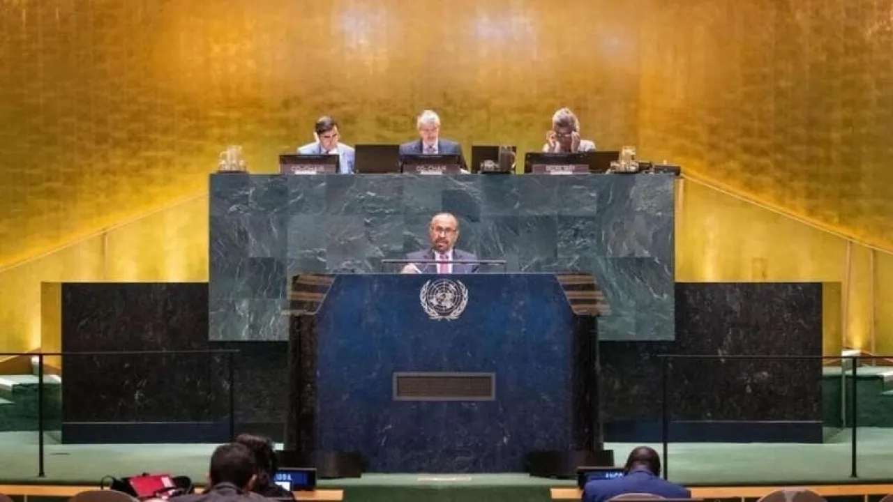 الإمارات حل الدولتين خيار واقعي