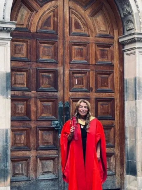 تفاعل كبير مع حديث العين عبلة عماوي عن الملك وغزة بعد تكريمها في جامعة أدنبره (فيديو)