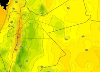 استمرار تأثر الأردن برياح أكثر اعتدالاًالخميس