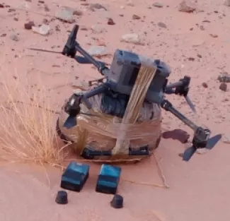 الأردن.. إحبط محاولة تهريب كمية من المواد المخدرة بواسطة طائرة مسيرة