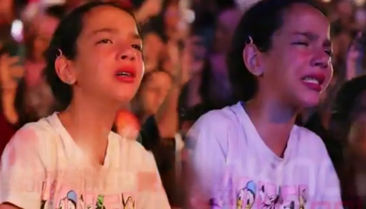 بكاء طفلة في حفل الشامي يشعل مواقع التواصل  فيديو