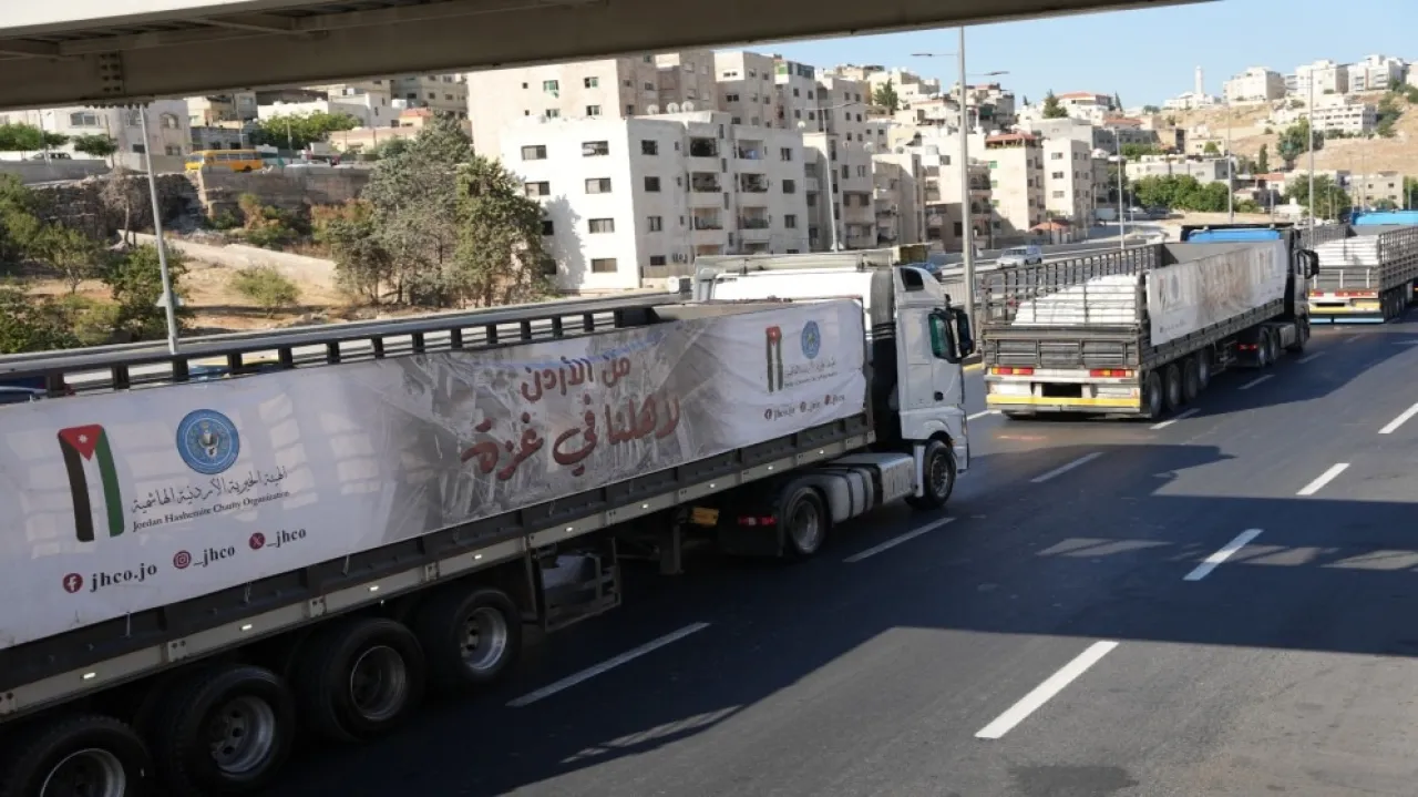 الشبلي دخول 294 شاحنة مساعدات إلى غزة خلال أسبوعين