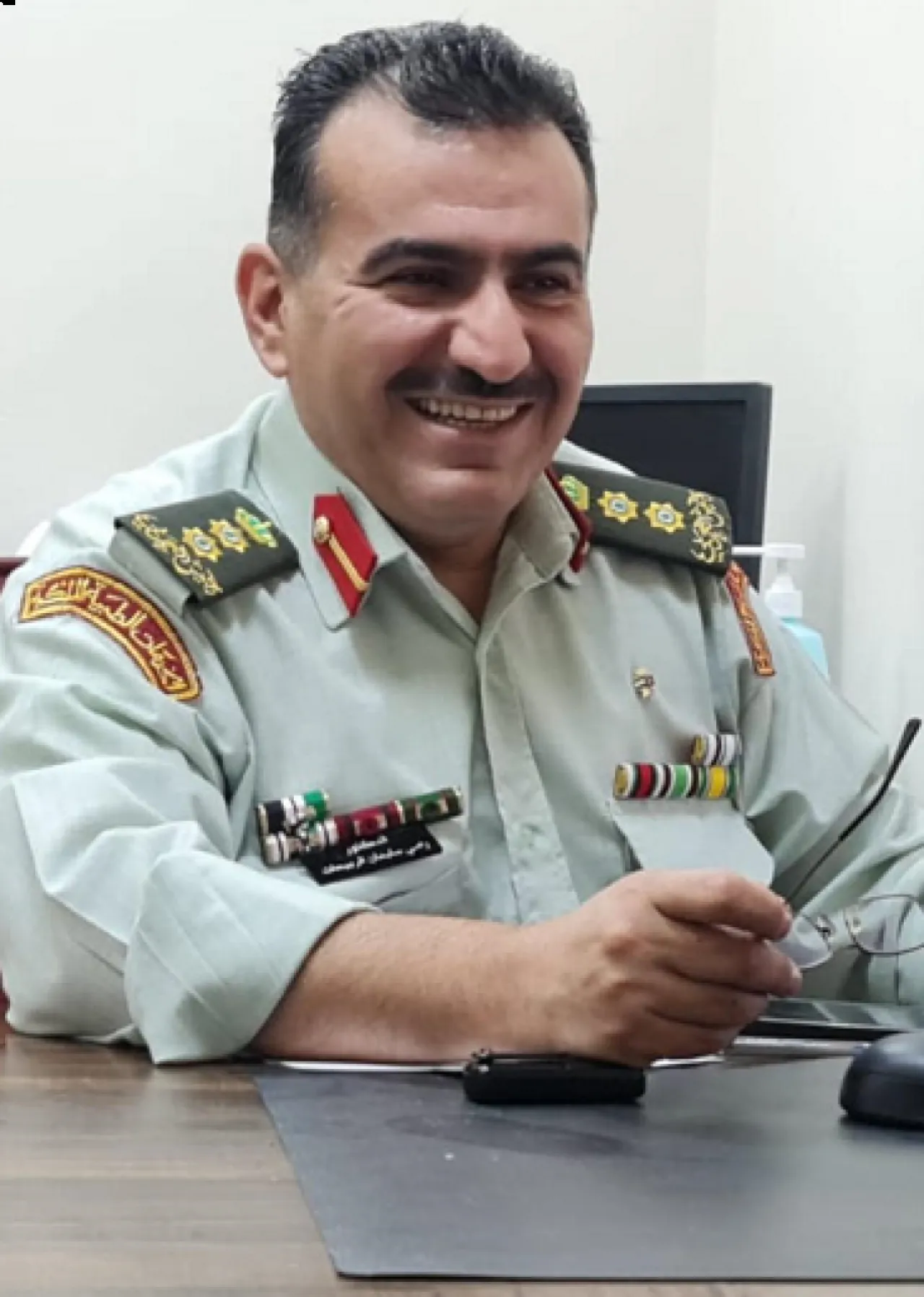 العقيد الدكتور رامي سليمان الربيحات  الحمدلله على السلامة