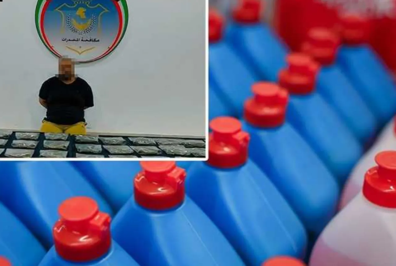 الكويت ضبط مقيم بصورة غير قانونية يخلط مبيدات حشرية بالمخدرات