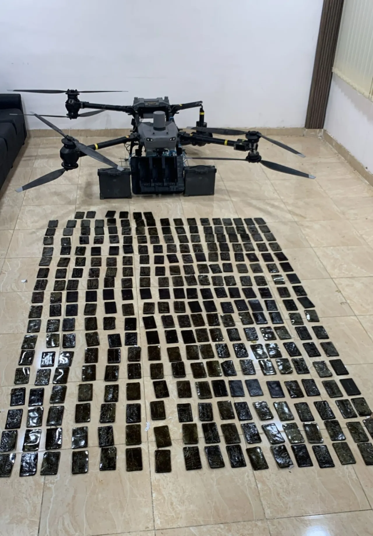 الاردن  إحباط محاولة تهريب مواد مخدرة بواسطة طائرة مسيرة