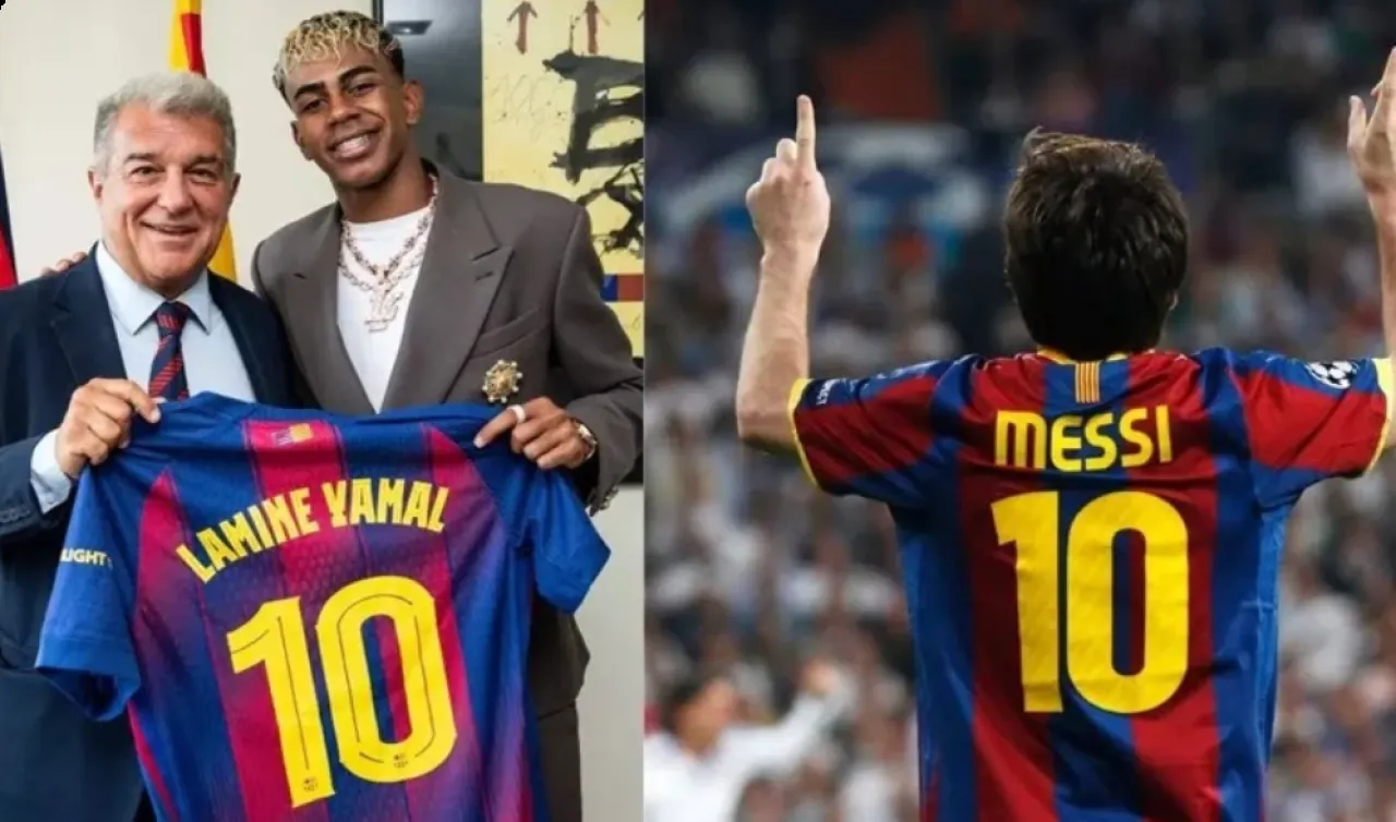 ميسي لامين يامال نسخة مصغرة مني