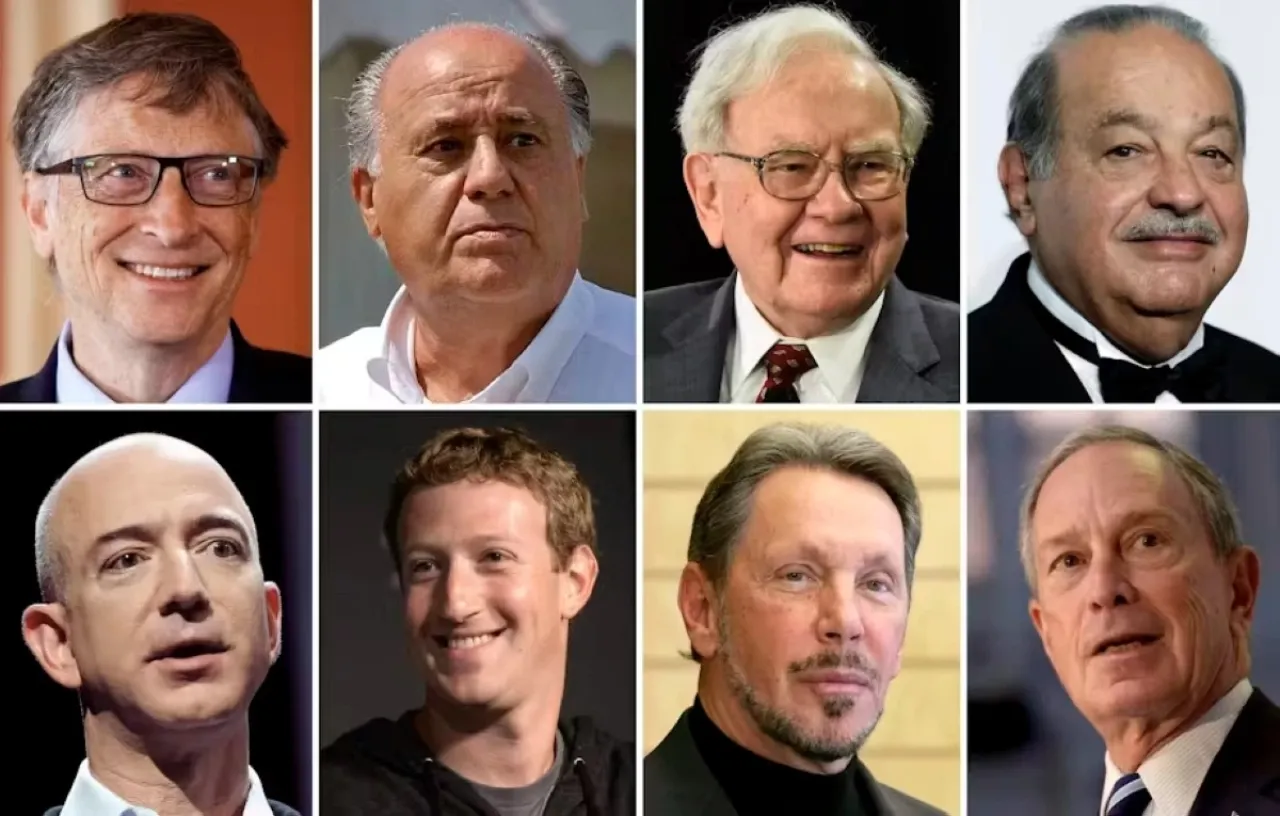 8 مليارديرات يملكون ما يعادل ثروة نصف سكان العالم