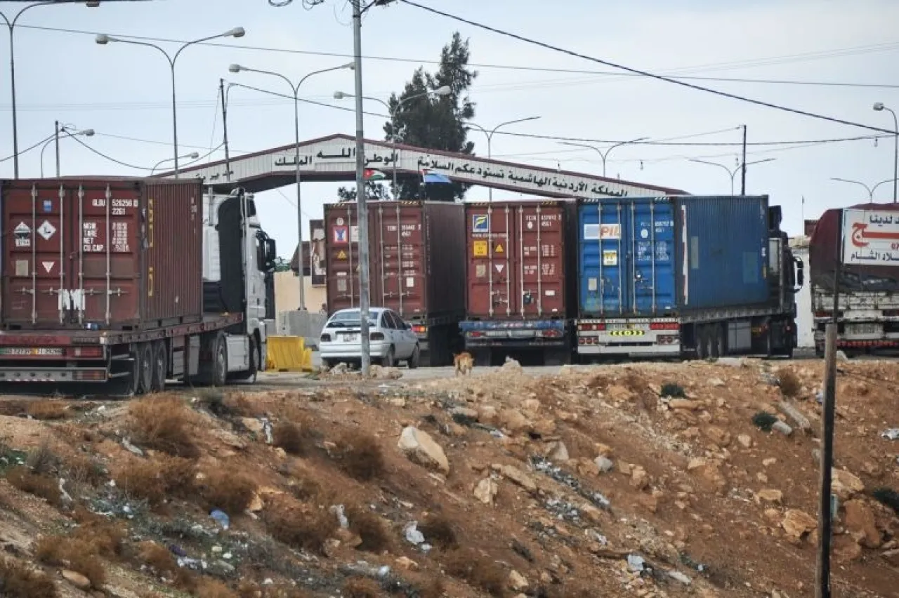 405 نسبة ارتفاع صادرات الأردن إلى سورية