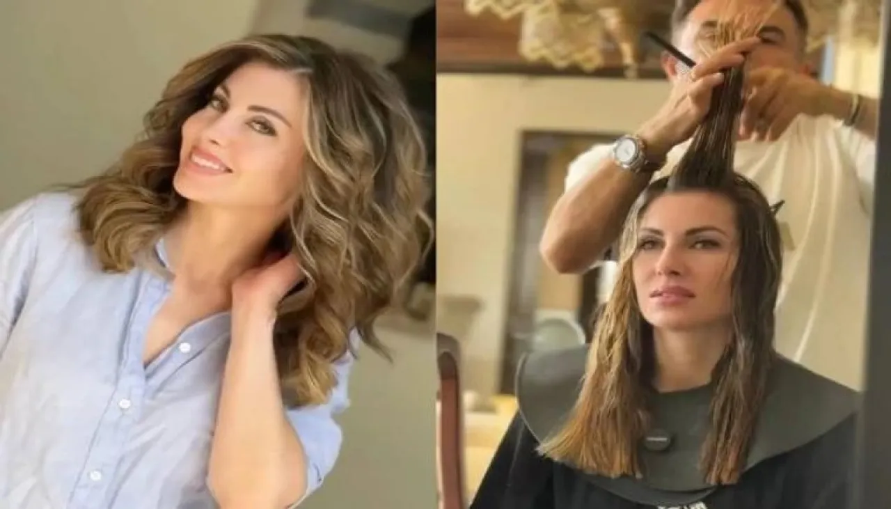 زيارة من نوع آخر مبعوثة ترمب تحت مقص حلاق لبناني  فيديو