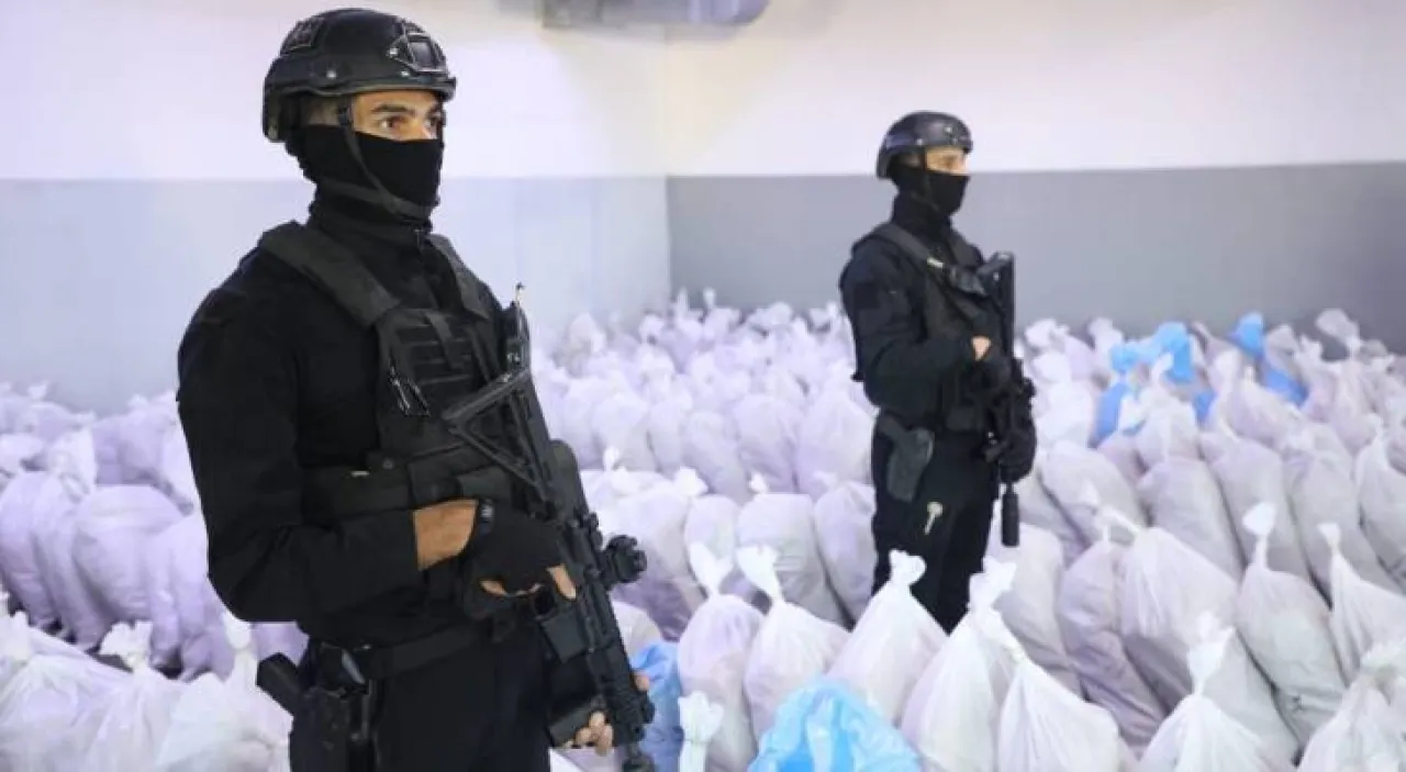 بمشاركة الأردن  التحالف الأمني الدولي يضبط 822 طناً من المخدرات  فيديو