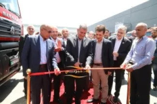 افتتاح محطة غاز المناصير