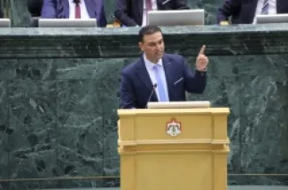 حزب عزم يقرر تسمية النائب وليد المصري رئيسا لكتلة حزب عزم النيابية .