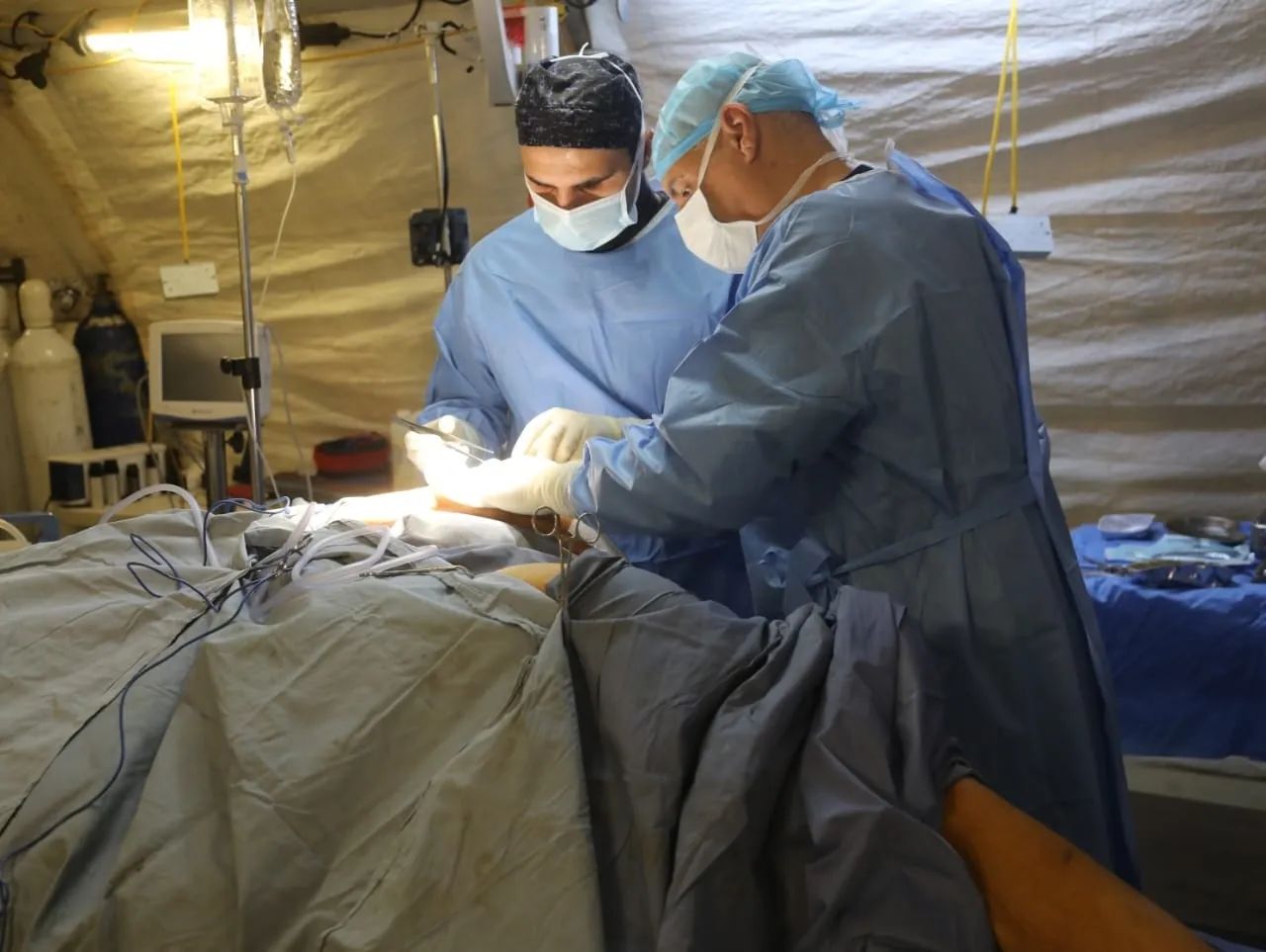 عملية جراحية أردنية نوعية في غزة