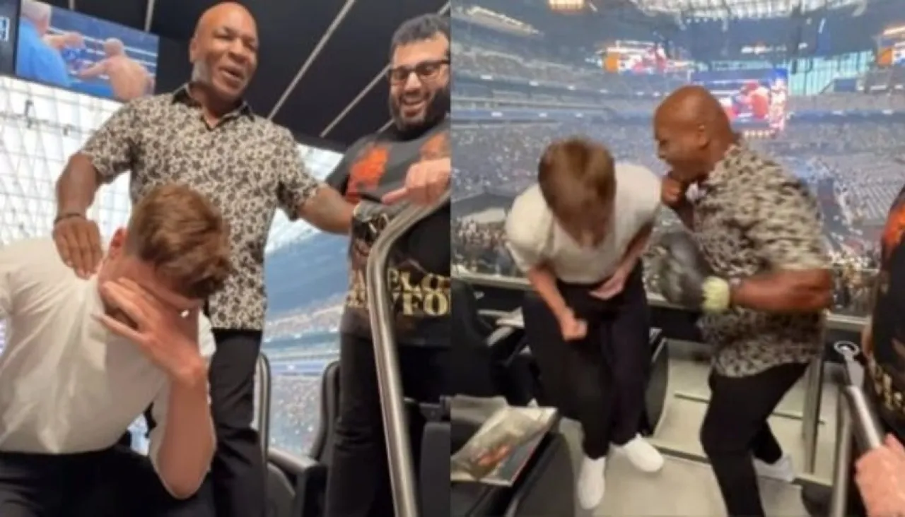 لكمة مايك تايسون لمستر بيست تصبح دعاية مثيرة لموسم الرياض  فيديو