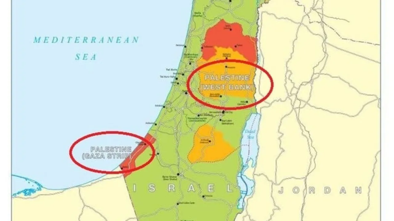 لأول مرة بريطانيا تدرج دولة فلسطين في خرائطها الرسمية