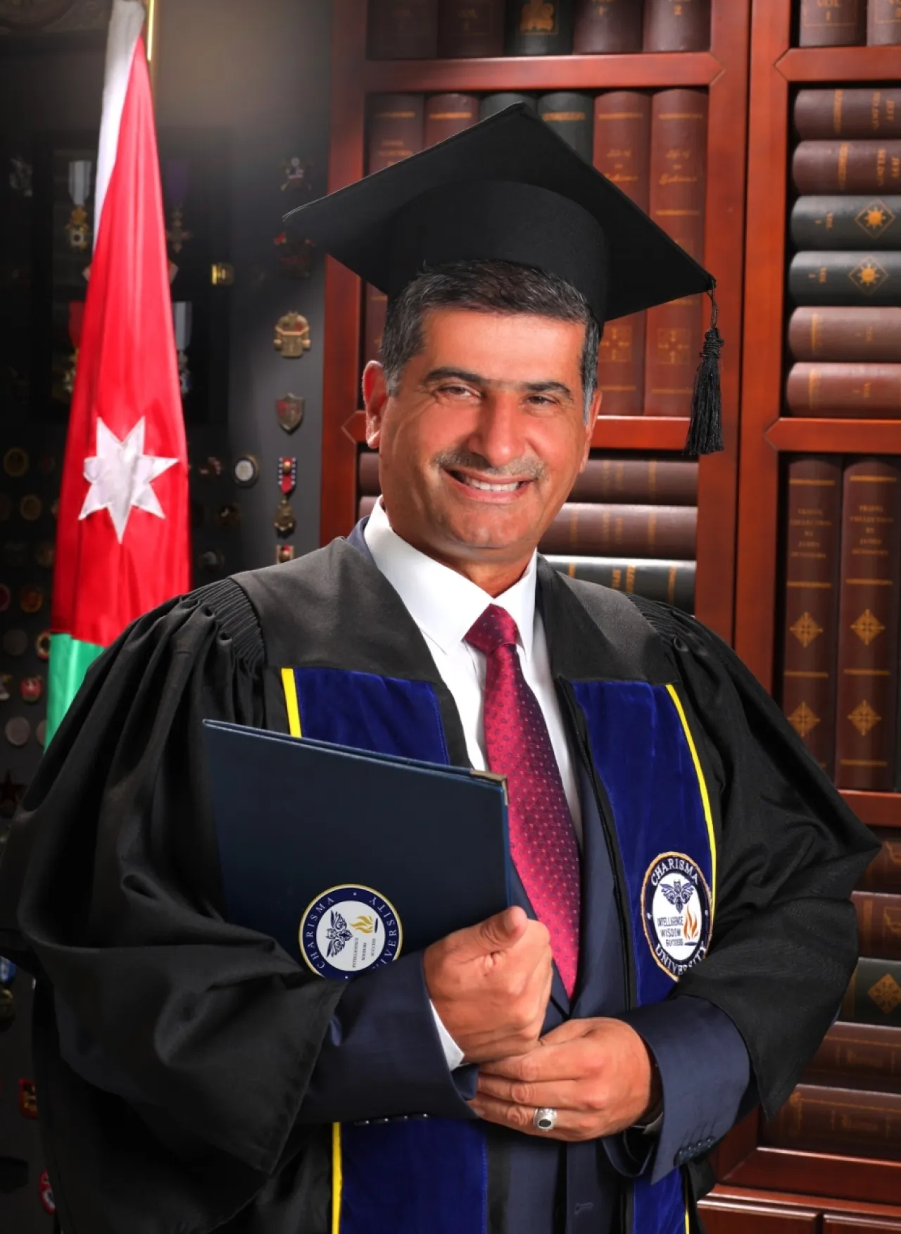 العميد المتقاعد يوسف الروسان يحصل على الدكتوراه