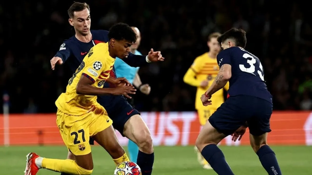 Barcelona relies on its star Yamal to end its disappointments against Paris SaintGermain
