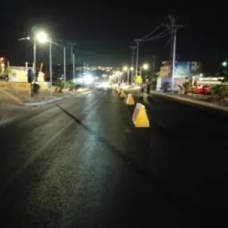 الدوريات الخارجية: إغلاق مؤقت لطريق جرش–عمان لتركيب جسر مشاة