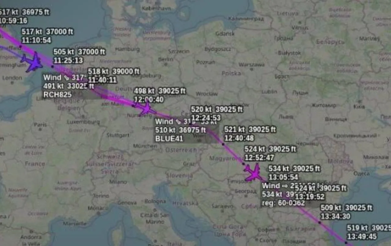 A Fleet of US Military Air Refueling Aircraft Heads to the Middle East