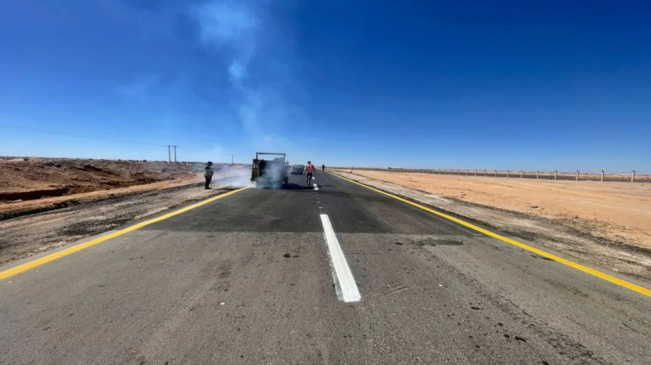 Completion of the Maintenance Works on AlJafr AlHusainiya Road 20 Days Ahead of Schedule