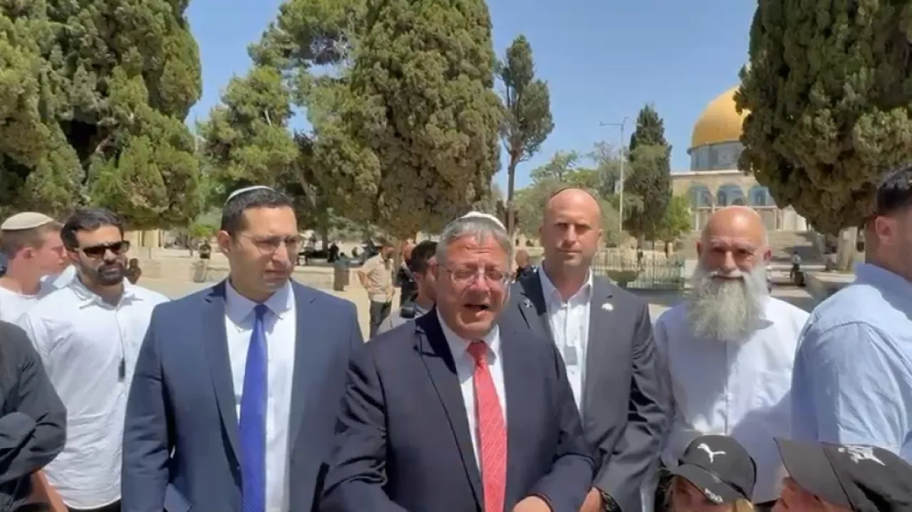 Ben Gvir leads settlers raid on AlAqsa Mosque