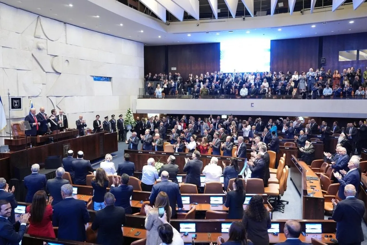Expulsion of Knesset Members After Their Protest Against Trumps Speech