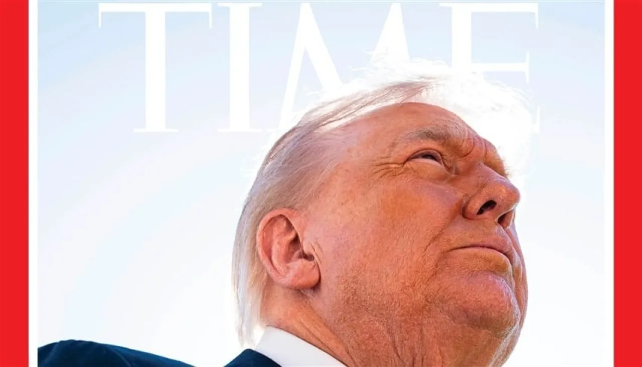 أخفت شعرهترمب غاضب من صورته على غلاف تايم