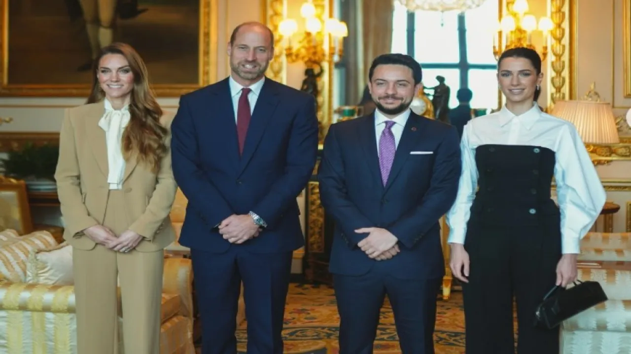 ولي العهد يلتقي الأمير ويليام في قصر ويندسور