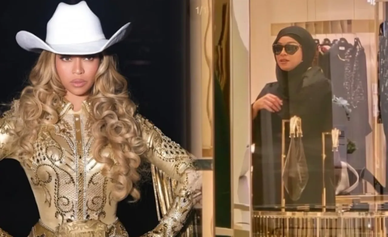 بيونسيه تفاجئ الجمهور بارتداء الحجاب في الدوحة وتثير تفاعلاً