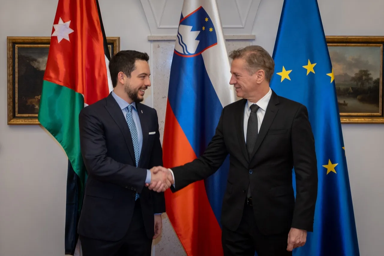 The Crown Prince highlights the importance of Slovenias role in supporting peace efforts within the framework of the European U