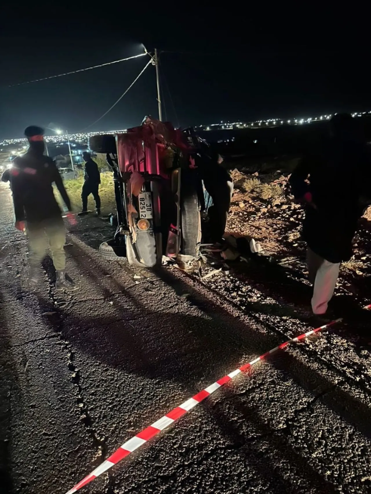 Death of one person and injury of 4 in a tragic accident in the Northern Badia