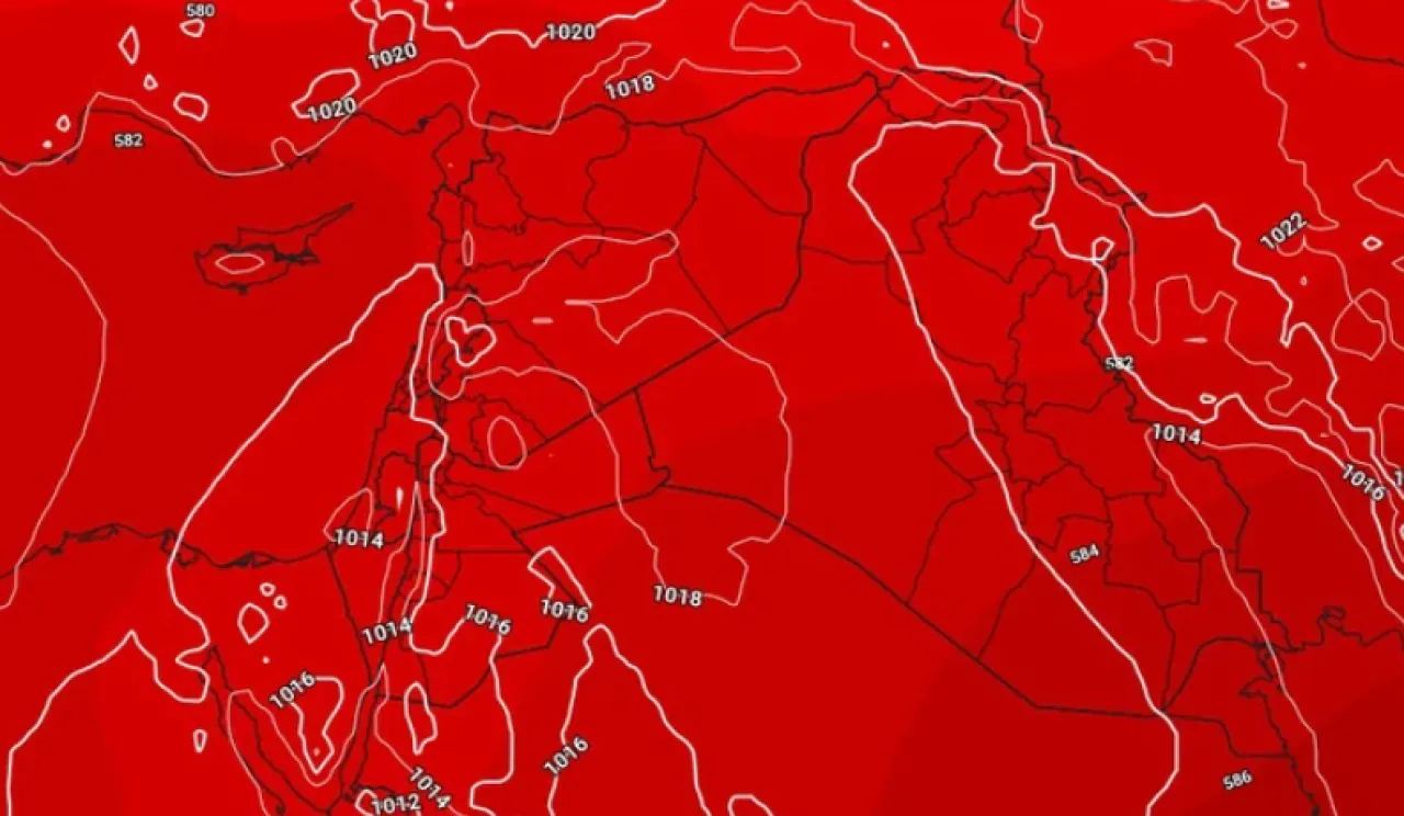 Jordan Extension of the Red Sea Trough at the End of the Month and Its Main Effects