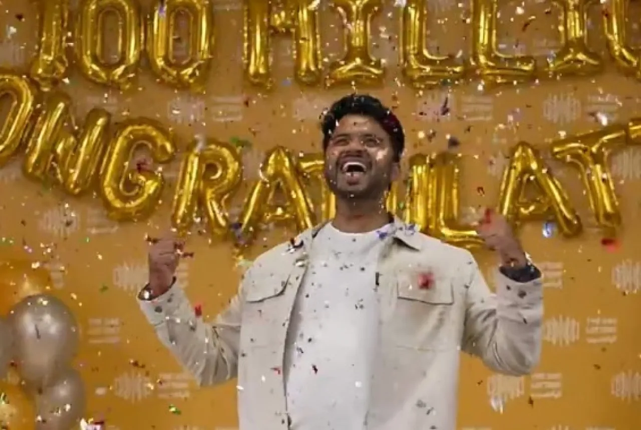 بعد فوزه بـ100 مليون درهم ما أول قرار لـ الفائز المحظوظ