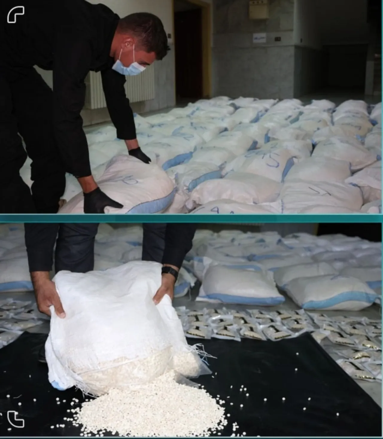 جانب من المضبوطات