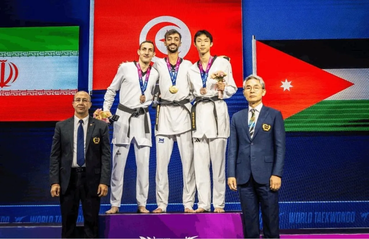 AlAhliyya Amman University congratulates its student Mahmoud AlTarayrah on winning the bronze medal at the World Taekwondo Cha
