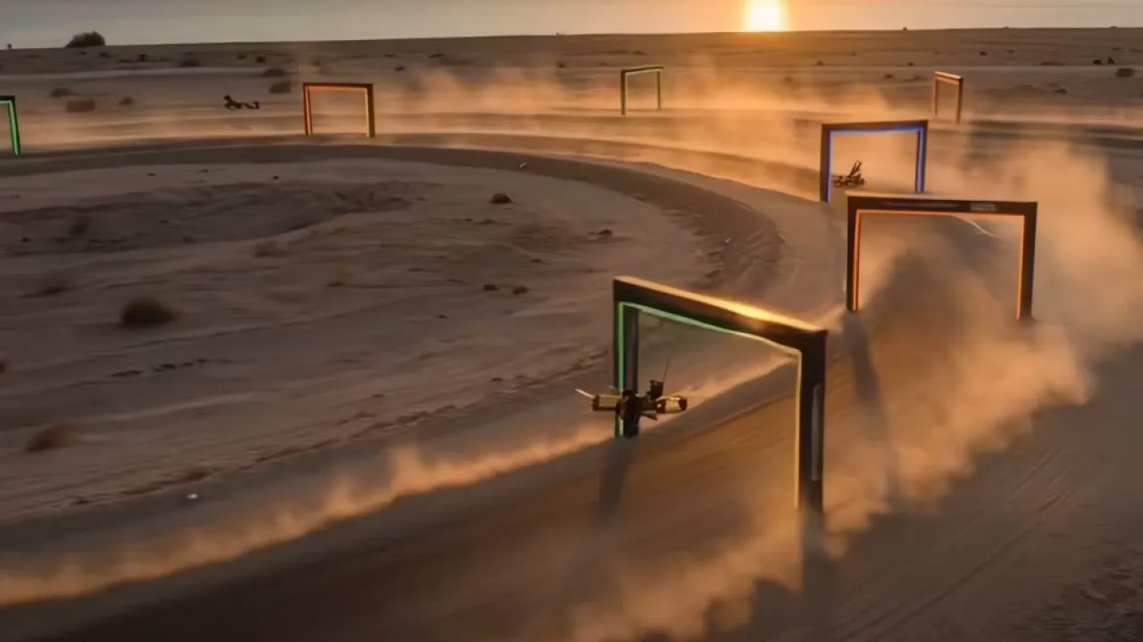 في البحر الميت انطلاق المرحلة الثانية من سباق الطائرات المسيّرة