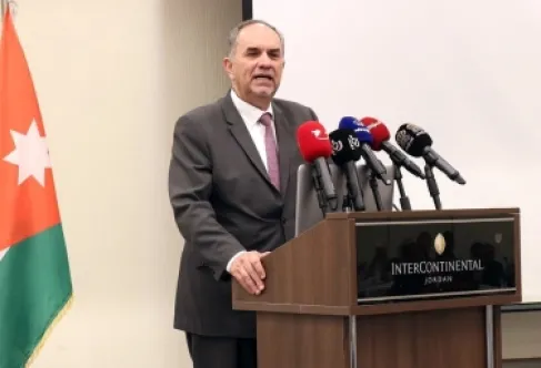 وزير العدل الدكتور بسام التلهوني - ارشيف