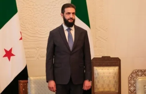 بماذا علق الشرع على وصف ترامب له بالشخص الوسيم والصلب؟ - فيديو