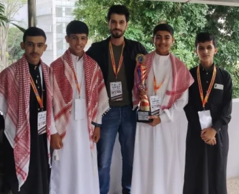 Students of North Badia Win First Place in Asia and Africa in the Innovation Competition 2025