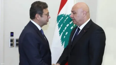 الرئيس اللبناني يستقبل رئيس المخابرات العامة المصرية